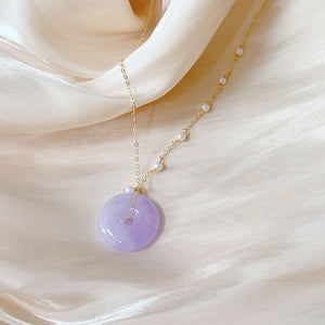 Necklace: Puffy Sweet Lavender