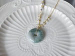 Necklace: Jade Donut 12