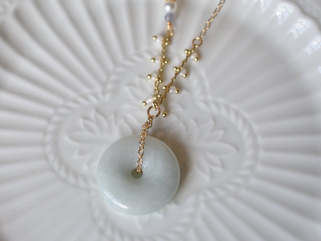 Necklace: Jade Donut 0.2