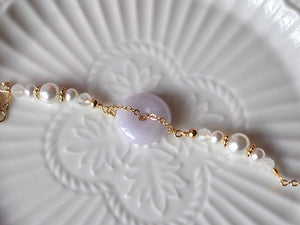 Bracelet: Lavender Jade Bracelet 0.3