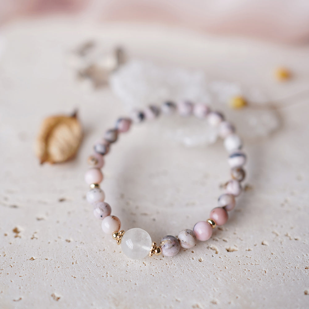 Bracelet: Pink Peruvian Opal (B)