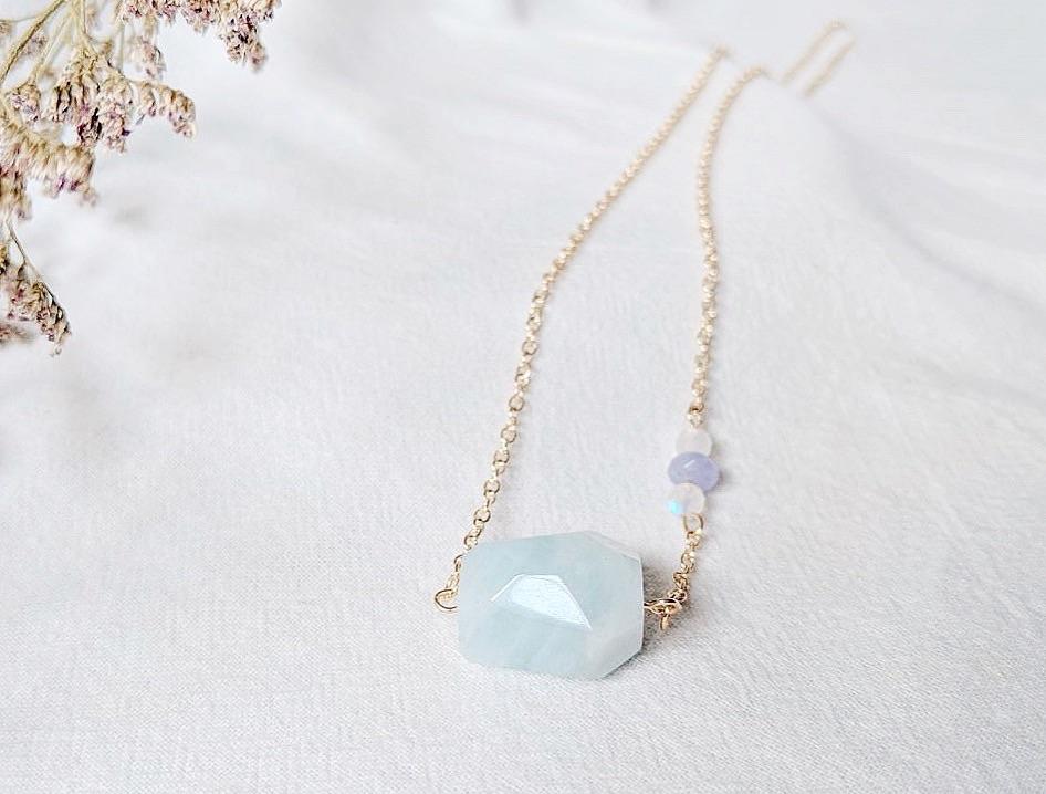 Necklace: Aquamarine