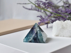 Crystals: Fluorite Pyramid (#F3)